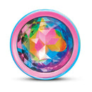 B-vibe Essentials 2-piece Rainbow Bling Anal Training Set detailed image showcasing vibrant rainbow design.