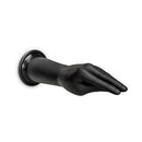 B-vibe Essentials Silicone Hand Fisting Dildo Black featuring a distinctive hand shape for enhanced control and sensation.