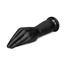 B-vibe Essentials Silicone Hand Fisting Dildo Black in a hand-shaped design for enhanced control and sensation.
