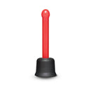 b-Vibe Essentials Mini Travel Enema Set 30 ml red nozzle with black base for discreet hygiene.