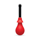 b-Vibe Essentials Hydrobulb Anal Douche 200 ml with red bulb and black nozzle for comfortable cleansing.