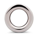 B-vibe Essentials 3 Inch Aluminum Hollow Tunnel Butt Plug featuring sleek open-center design