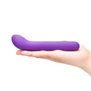 Together Mini Vibes 6 Inch Slim G-Spot Vibrator held in hand, showcasing its compact design and beginner-friendly size.