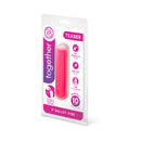 Together Mini Vibes Teaser 4 Inch Bullet Vibrator packaging showcasing its sleek design and features.