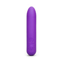Together Mini Vibes Tip 4 Inch Pointy Bullet Vibrator in vibrant purple, designed for precise stimulation and easy handling.