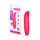 Together Mini Vibes Silhouette 5 Inch G-Spot Vibrator in pink packaging, highlighting G-spot targeting features.