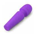 Together Glow On The Go Mini Wand Vibrator Purple compact silicone massager for portable pleasure.