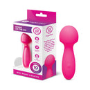 Together Spark On The Go Mini Wand Vibrator in pink packaging with description and features.