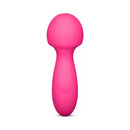 Together Spark On The Go Mini Wand Vibrator in vibrant pink color, compact design, perfect for travel and enhancing pleasure.