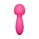 Together Spark On The Go Mini Wand Vibrator in vibrant pink, compact design for travel and spontaneous pleasure.