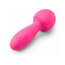 Together Spark On The Go Mini Wand Vibrator in vibrant pink, compact and travel-friendly for pleasure on the go.