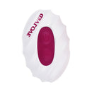 Evolved Party Plug Silicone Rechargeable Burgundy with light-up base and textured design for deep thrusting motion.