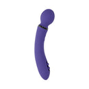 Evolved Shiver Silicone Rechargeable Vibrator Purple, a dual-ended massager for ultimate pleasure and stimulation.