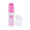 Evolved Pucker Up Silicone Air Tapping Vibrator Pink Pearl in chic design with clear cap.