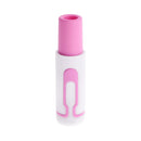 Evolved Pucker Up Silicone Air Tapping Vibrator Pink Pearl in chic lipstick design for discreet pleasure.