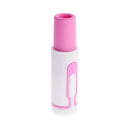 Evolved Pucker Up Silicone Air Tapping Vibrator Pink Pearl in a stylish lipstick design, perfect for discreet pleasure.