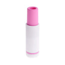 Evolved Pucker Up Silicone Air Tapping Vibrator Pink Pearl in sleek lipstick-shaped design.