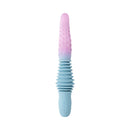 Gender X Tentacle Thruster Silicone Vibrator Multicolor with sculpted tentacle shape in blue and pink.