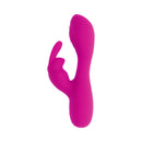 Selopa Luna Bunny Silicone Rechargeable Pink vibrator with flexible bunny ears for dual motor pleasure.