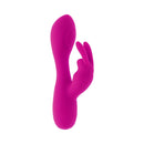 Selopa Luna Bunny Silicone Rechargeable Pink dual rabbit vibrator with flexible ears for pleasure.