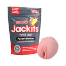 Screaming O Jackits Spicy Taco Pocket Stroker with packaging and product display for realistic stimulation.