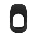 Screaming O Big O Pro Strapped Vibrating Ring Black showing silicone design and unique shape.