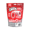 Screamin' Dragon Luck Dragon G-spot Texture Ring Clear packaging showcasing the medium c-ring design for couple's pleasure.