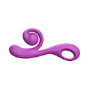 Luv Inc RV81 Rolling Rabbit Vibrator in vibrant purple color, designed for internal and external stimulation.