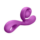 Luv Inc RV81 Rolling Rabbit Vibrator in vibrant purple color, designed for steady contact and stimulation.