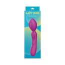 Luv Inc GW89 Double-Ended Grinder Wand Purple in sleek packaging with a vibrant design.