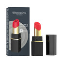 Womanizer Beauty Clitoral Air Pulse Stimulator Black Gold in elegant lipstick design packaging.