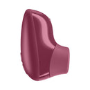 Womanizer Snap Crushed Berry Clitoral Stimulator in a sleek berry design showcasing compact Pleasure Air technology.