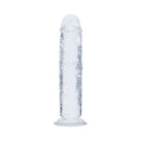 Realrock Realistic Dildo 5 Inch Transparent with a smooth, transparent design, ideal for comfortable stimulation.