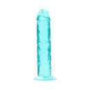 Realrock 5 Inch Realistic Dildo Turquoise with a smooth, vibrant turquoise finish and minimalist design.