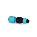 PalmPower Pocket Mini Massager Teal in vibrant teal and black design, compact and rechargeable for deep muscle relief.