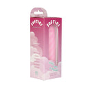 Softies Dual Layer Bullet Vibrator 4 Inch Pink in packaging showcasing features and design.