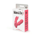 Adam & Eve Bendy Bunny Wearable Vibrator packaging showcasing its poseable design and vibrant color.