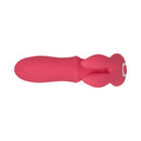Adam & Eve Bendy Bunny Wearable Vibrator in pink with flexible ears for dual stimulation.