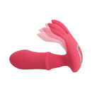 Adam & Eve Bendy Bunny Wearable Vibrator shown in pink, highlighting its flexible ears and poseable design.