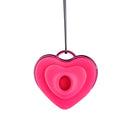 Adam & Eve Hearts-a-flutter Vibrator in pink heart design, doubles as jewelry and a versatile pleasure toy.