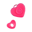 Adam & Eve Hearts-a-flutter Vibrator in playful pink heart design, versatile wearable pleasure toy.