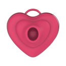 Adam & Eve Hearts-a-flutter Vibrator in playful pink heart shape, perfect for discreet stimulation and wearable as jewelry.