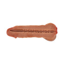 Adam & Eve The Beefmaster 2-in-1 Enhancer Stroker, a realistic dual-purpose toy for enhanced pleasure.
