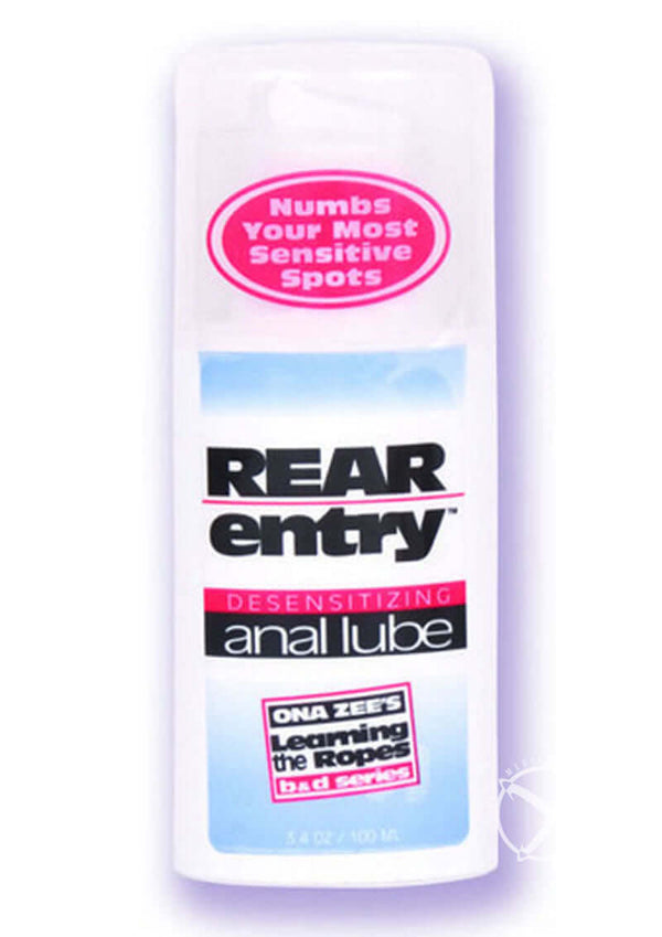 Ona Zee's Rear Entry Anal Lube 1.7 oz tube for comfortable and pleasurable anal play