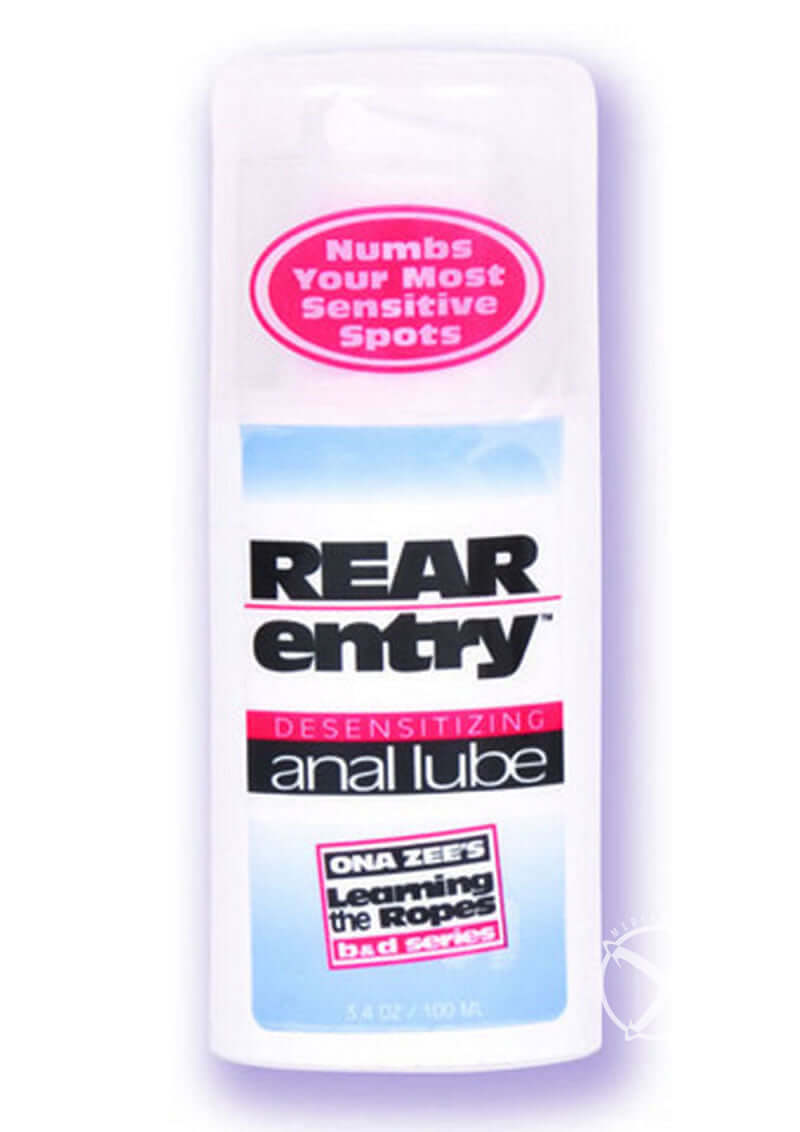 Ona Zee's Rear Entry Anal Lube 1.7 oz tube for comfortable and pleasurable anal play