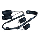 Sei Mio No Chain No Gain Ankle Hand & Collar Restraint featuring adjustable tethers for controlled movement.