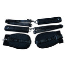 Sei Mio Strait Talking Mitten and Straight Jacket Set featuring adjustable cuffs and enclosed mittens for immersive bondage.