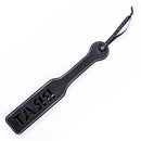 Sei Mio Mark My Words Brat Slut Impression Paddle with playful lettering for impact play and role play.