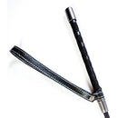 Sei Mio Sharp Reminder Acrylic Cane with black handle and wrist strap for precise impact play.