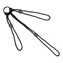 Sei Mio Knot Alone Pre-tied Collar And Wrist Set black rope with rings for restraint play